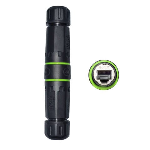 YXY YPM20-RJ12-A Waterproof RJ12 Inline Coupler IP68 (Female to Female)