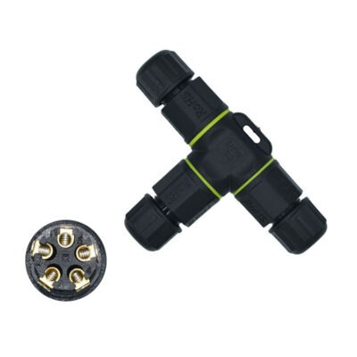 YXY YPM20-3T5C-A T-Shape Junction Box Waterproof Connector IP68 (5-Pin)