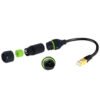 YXY YPM20-CAT6-C01 Waterproof RJ45 CAT6 Connector Kit IP68 (Male & Female Set)