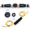 YXY YPM20-CAT5E-A Waterproof RJ45 CAT6 Cable Connector IP68 (Male & Female Pair)