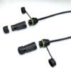 YXY YPM20-CAT6ACAT6A-C02 Waterproof RJ45 CAT6A Panel Connector IP68 (Female to Male Tail)