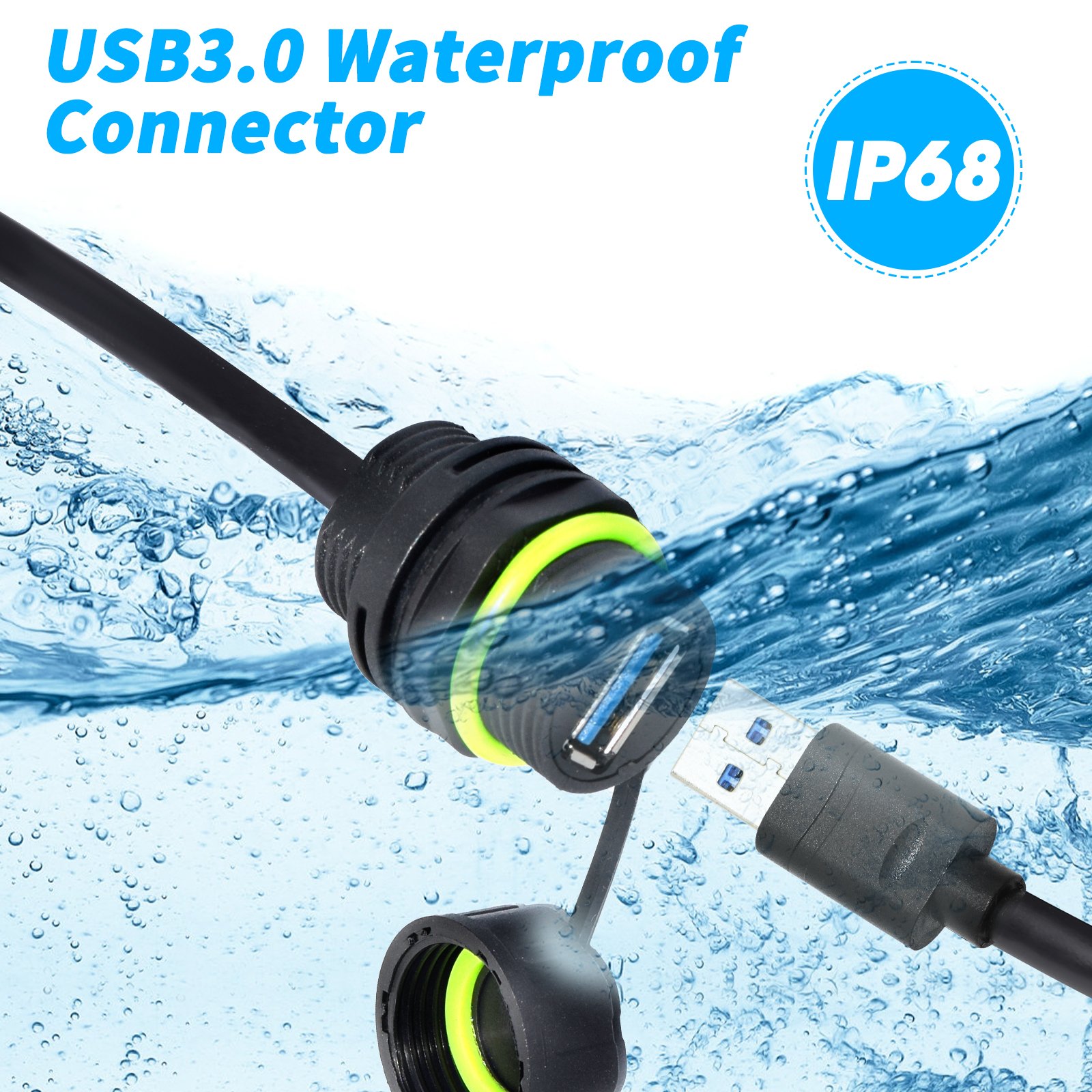 YXY Ships First 15,000 Units of YPM20 Series IP68 Waterproof USB 3.0 Panel-Mount Cables