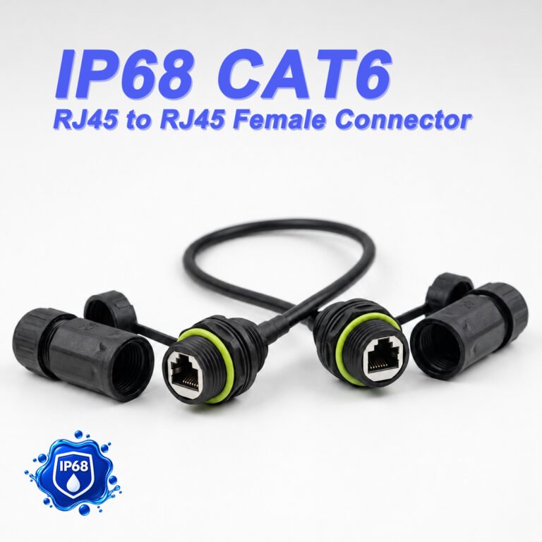 YXY Electronics Introduces the YPM20-CAT6 IP68 Waterproof RJ45 Coupler for Permanent Outdoor Gigabit Networks